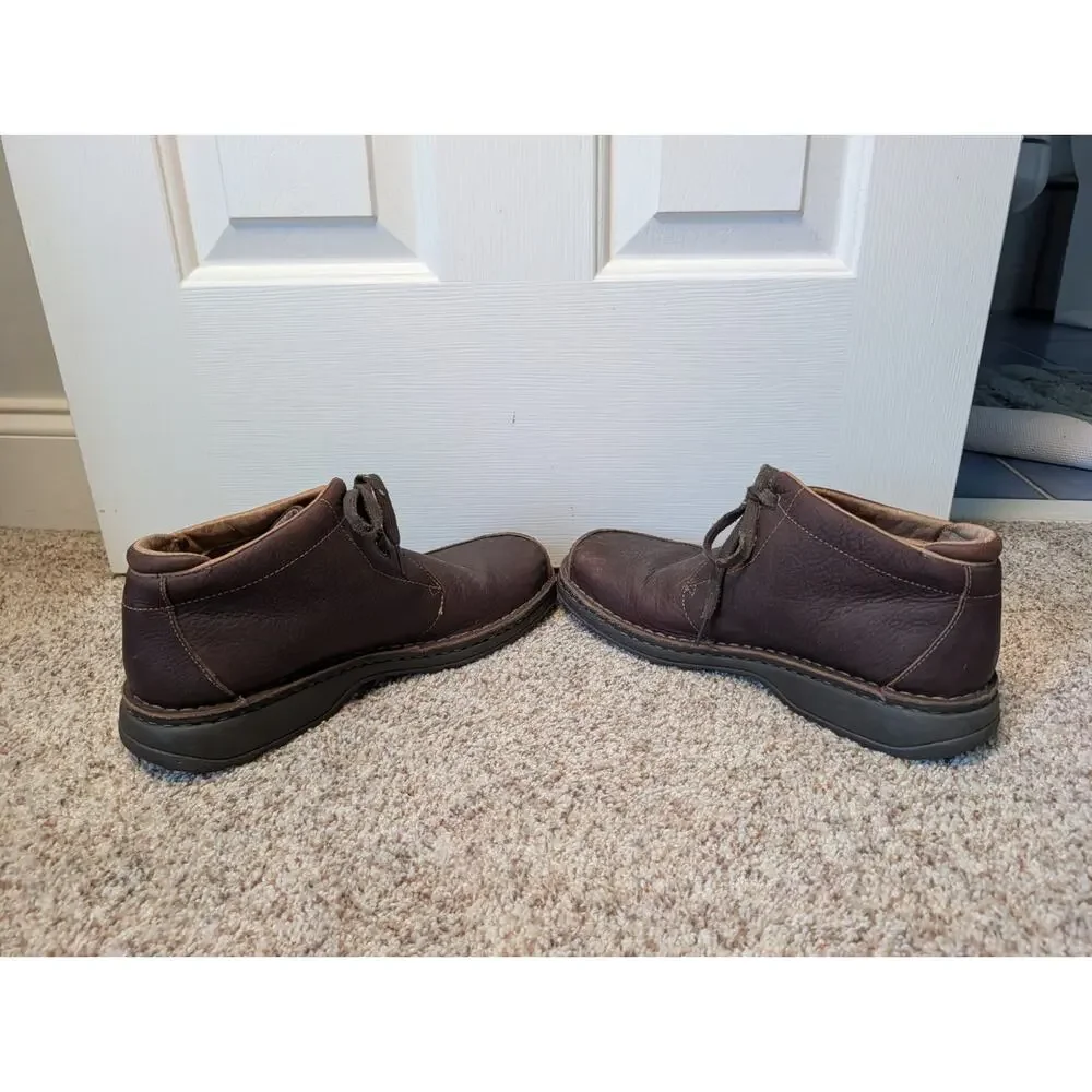 Clarks Padmore Men's 11.5M Brown Leather Wallabee Chukka Boots Lace Up 78933